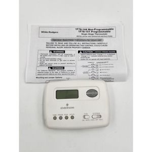 Emerson White-Rodgers 1F79-111 70 Series Non-Programmable Thermostat, 2H/1C